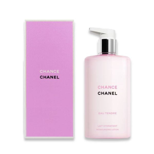 圖片 CHANEL 香奈兒香氛 CHANCE EAU TENDER 粉紅甜蜜身體乳液 400ml - 專櫃緞帶包裝