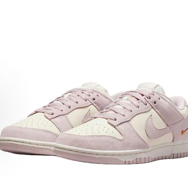 圖片 NIKE DUNK LOW 復古鞋 小金勾 白粉 女鞋 休閒鞋 IO4244-100