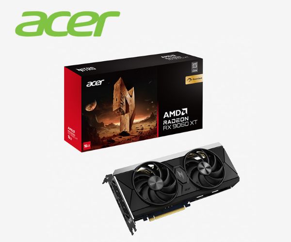 圖片 ACER Nitro RX9060XT OC 16GB(3320MHz/27cm/雙風扇/三年保固)