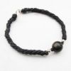 圖片 【水晶蠟繩系列】金黑曜石情侶蠟繩手鍊 | 避邪防小人 | 大員囡仔