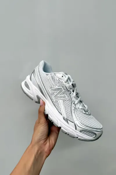 圖片 iSNEAKERS 現貨 New Balance 740 系列 男女休閒鞋 白灰 銀灰 U740WM2