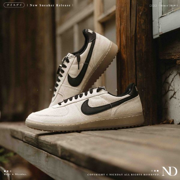 NICEDAY 現貨 Nike Field General 沙色 沙黑色 麂皮 黑 珍珠奶茶 IF0666-100