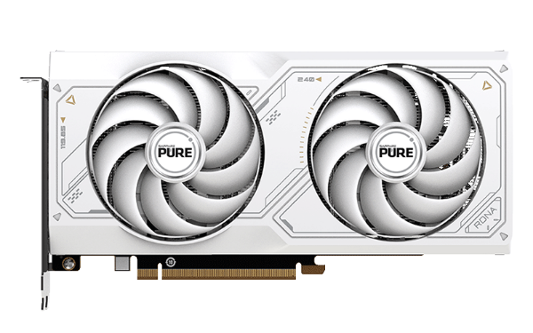 圖片 藍寶石 極地 PURE RX7650GRE GAMING 8GB(2695MHz/24cm/雙風扇/三年保/白)金屬背板