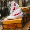 NICEDAY 現貨 CONVERSE x COCA-COLA 聯名款 ALL STAR 白 可口可樂 可樂 高筒 帆布鞋 A18434C