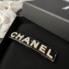 圖片 Chanel 22a 黑白字母琺瑯髮夾