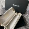 圖片 Chanel 白金荔枝拉鏈零錢卡包