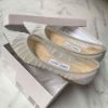 圖片 Jimmy choo 網紗亮粉平底鞋