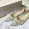 圖片 Jimmy choo 網紗亮粉平底鞋