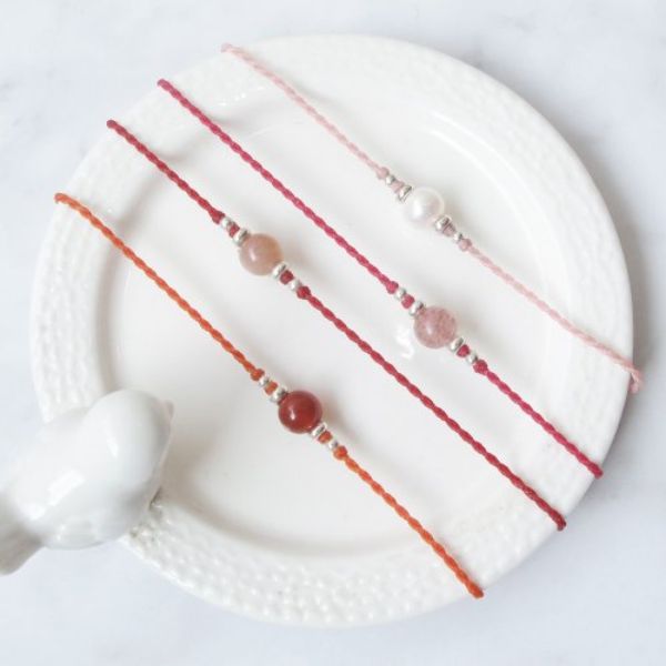 圖片 【水晶蠟繩系列】6mm水晶 2 | 正能量極細蠟繩手鍊 | 大員囡仔-複製