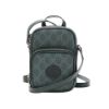圖片 Gucci Interlocking G 標誌迷你拉鍊二用包(672952-黑)