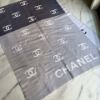 圖片 Chanel 25c漸層滿logo雙面字母圍巾