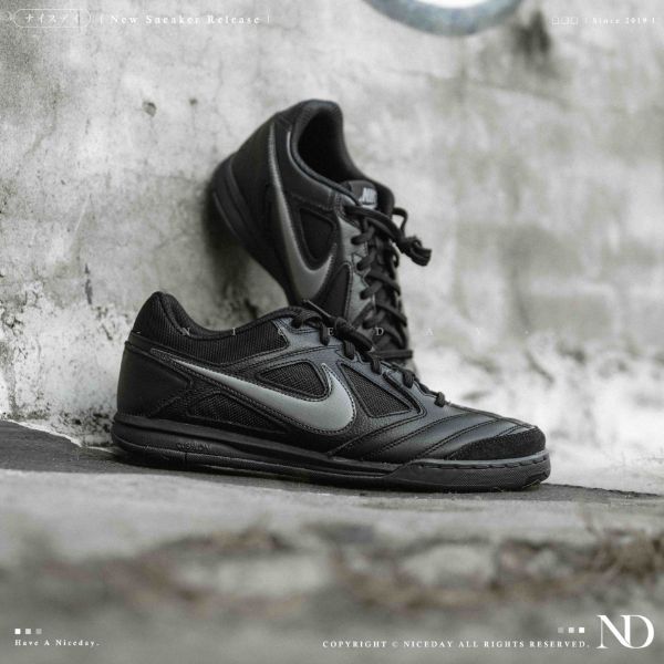 NICEDAY 現貨 Nike Gato 黑魂 黑 黑灰 灰勾 黑武士 平底 休閒鞋 HQ6019-004