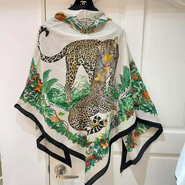 圖片 Hermes 叢林之愛🐆三角巾