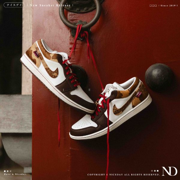NICEDAY 現貨 NIKE Air Jordan 1 紅白 2026 CNY 馬年 新年 麂皮 復古 格紋 IQ5321-121