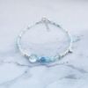 圖片 【水晶手串】海藍寶 |白水晶x愛心 天然水晶手鍊