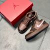 NICEDAY 代購 Air Jordan 1 Low 摩卡 粉 可可 亮面 復古 泡泡 粉勾 IQ9787-262