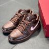 NICEDAY 代購 Air Jordan 1 Low 摩卡 粉 可可 亮面 復古 泡泡 粉勾 IQ9787-262