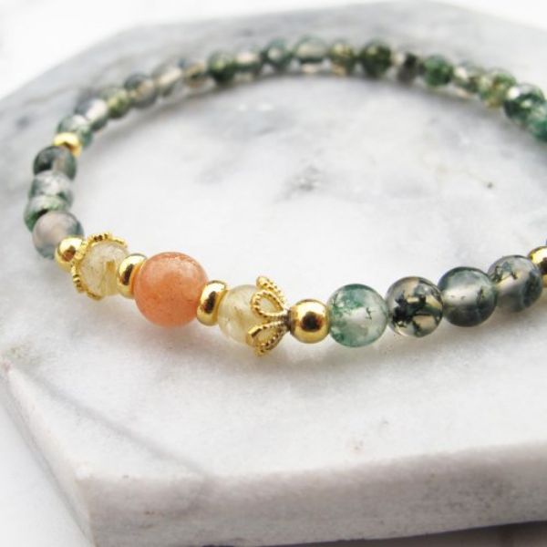 圖片 【水晶手串】純粹|招貴人桃花x開運x招財 純銀水晶手鍊|大員囡仔