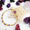 圖片 【水晶手串】紫晶黃晶 | 愛情&事業 純銀水晶手鍊 | 大員囡仔