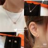 圖片 「M.Y精品」 Hermes 🐎家 mini pop h 耳針 奶白玫瑰金