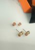 圖片 「M.Y精品」 Hermes 🐎家 mini pop h 耳針 奶白玫瑰金