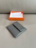 圖片 「M.Y精品」 Hermes 馬家 Bastia 零錢包 積雨雲灰 山羊皮