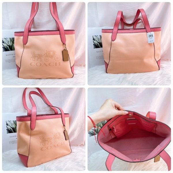 圖片 coach 托特包 大馬車logo托特包