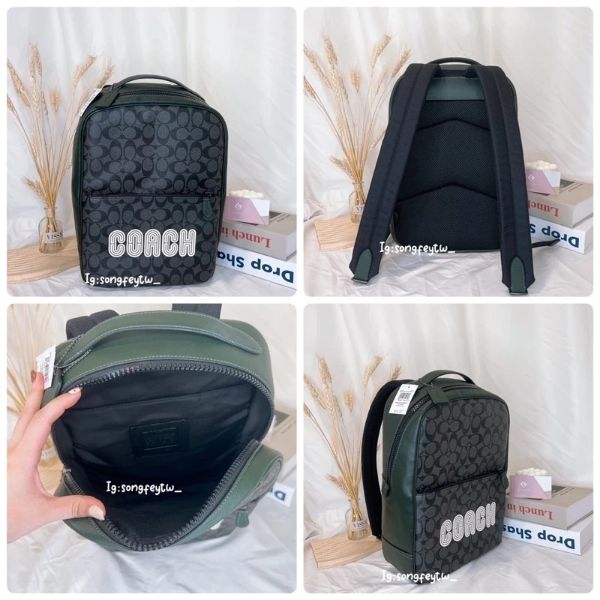 圖片 Coach 限定款 大後背 男款後背包