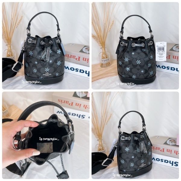 圖片 Coach 限定款 雪花小水桶 手提斜背包