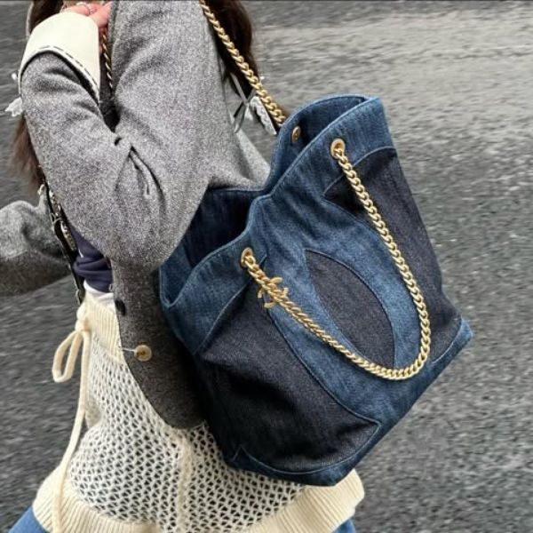 圖片 Chanel 23p牛仔大c 托特包
