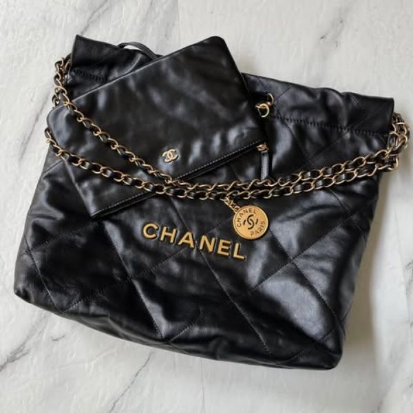 圖片 Chanel 黑金22bag