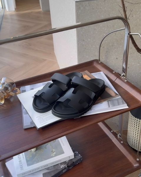 圖片 【HERMES】二舅拖鞋 黑色