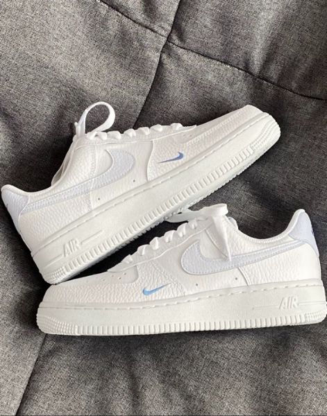 圖片 <睽違一年 再次開團✨> Nike Air Force 1 AF1 奶白色 蘇打優格 寶寶藍 荔枝皮 小藍勾 女款 HV2511-100/預購	