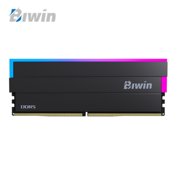 圖片 Biwin 佰維 Black Opal DW100 RGB 48GB(雙通24GBx2) D5-6000 CL28 黑