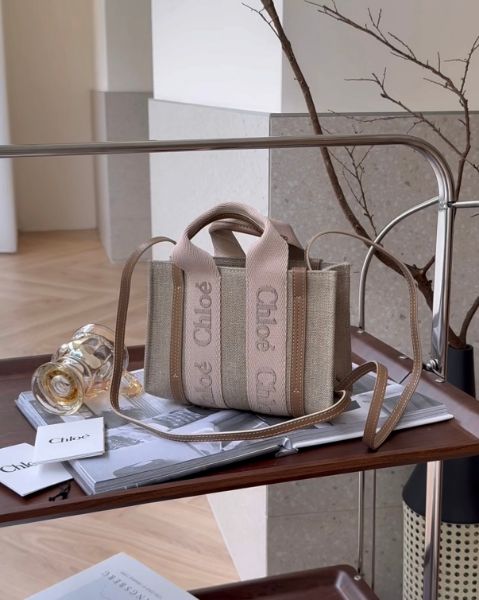 圖片 【CHLOE】WOODY 迷你水桶包 胭脂粉