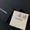 圖片 Chanel 經典雙C銀色小耳針