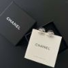 圖片 Chanel 經典雙C銀色小耳針