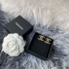 圖片 Chanel 雙c半鑽字母耳針