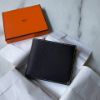 圖片 Hermes 黑色H對開短夾