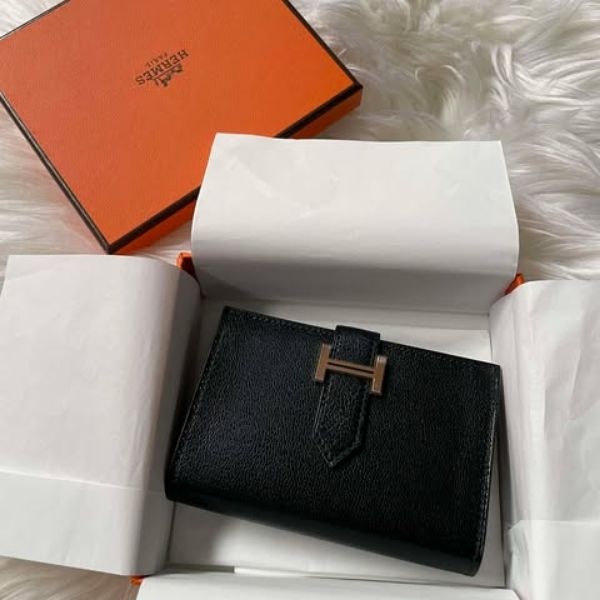 圖片 Hermes 黑金bearn卡包