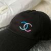 圖片 Chanel 黑色彩虹logo棒球帽
