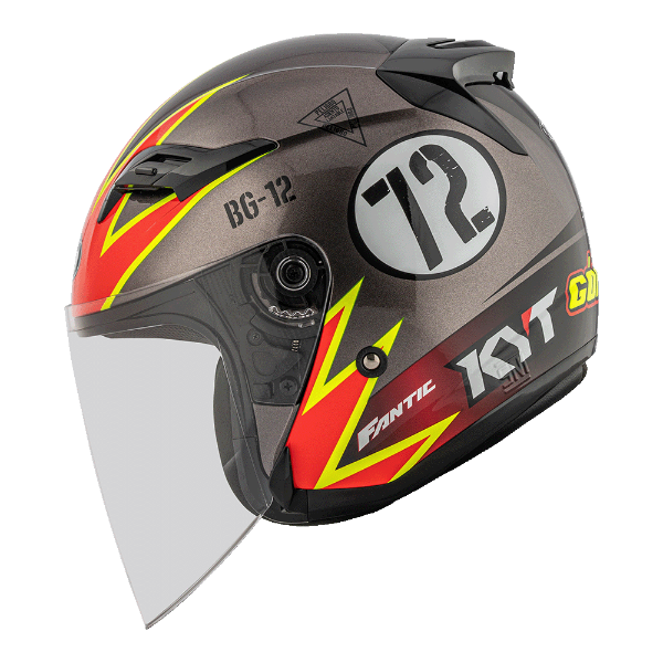 圖片 【台中硬了安全帽】 KYT VOJ BG72選手彩繪 3/4 四分之三 新品 公司貨 含稅