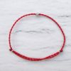 圖片 【手編蠟繩】圓滿鑽 | 紅線 極細幸運蠟繩手鍊 | 大員囡仔