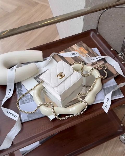 圖片 【CHANEL】TRENDY CC MINI 白金