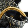 圖片 Dior Nolita 展示品 緹花布金屬手提斜背水桶包(藍)