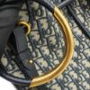 圖片 Dior Nolita 展示品 緹花布金屬手提斜背水桶包(藍)