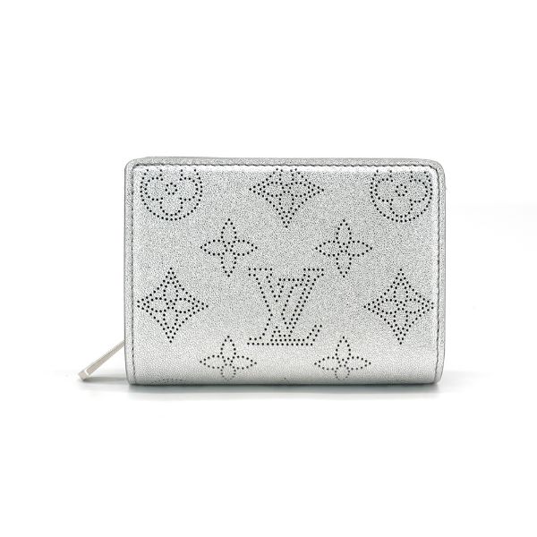 圖片 Louis Vuitton 展示品 雷射洞洞牛皮釦式短夾(M26212-銀)