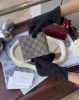圖片 【GUCCI】GG 經典內零錢袋雙折短夾 棕色老花