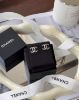 圖片 【CHANEL】雙C LOGO耳針 銀色