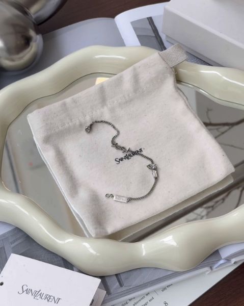 圖片 【YSL】OPYUM 手鍊 銀色	